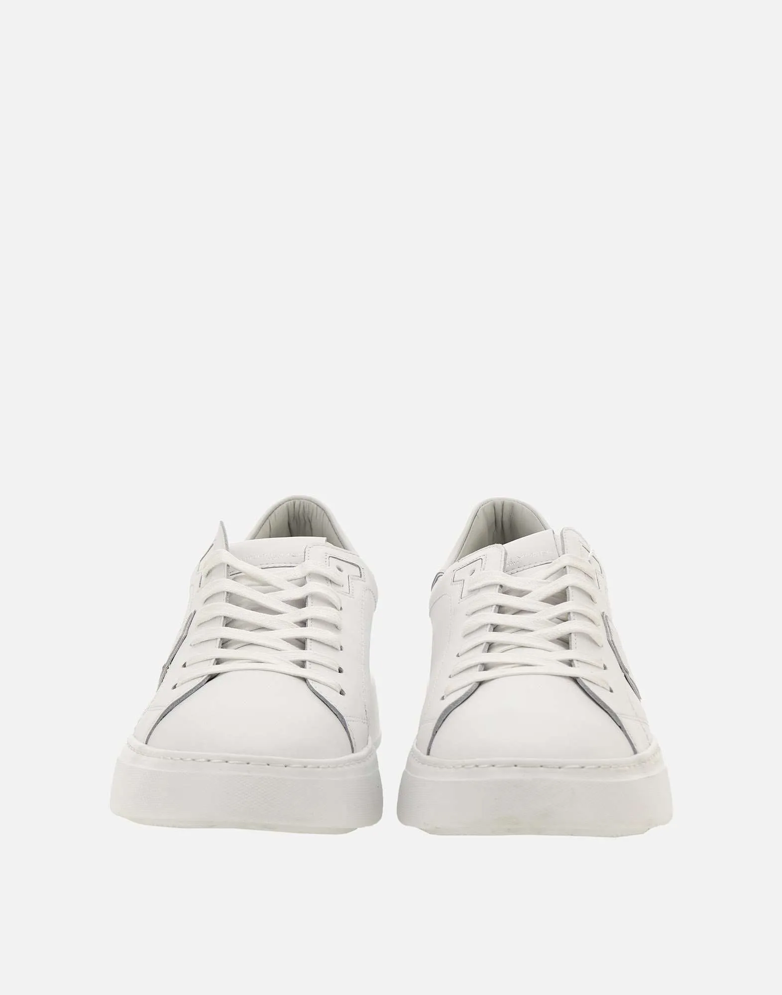Men's Leather Sneakers in White