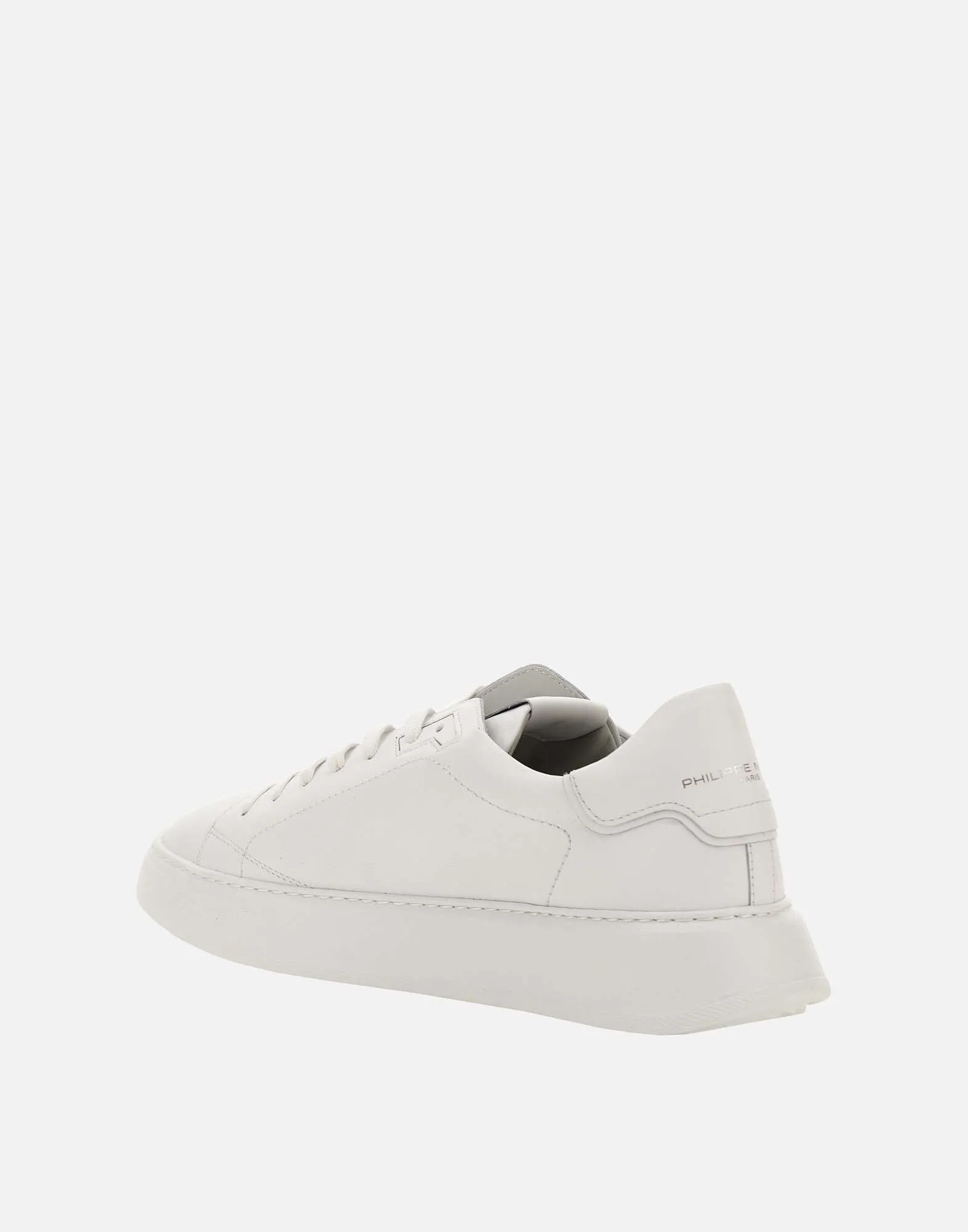 Men's Leather Sneakers in White