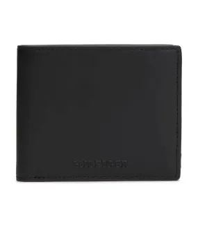 Men's Monotype Card and Coin Wallet Black