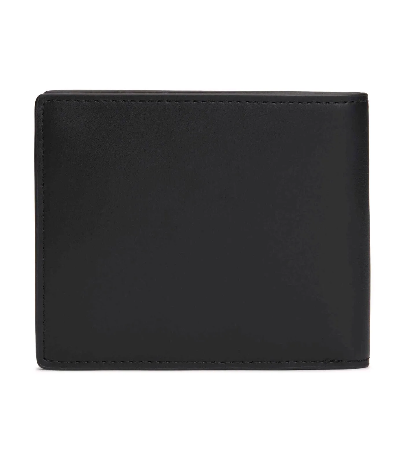 Men's Monotype Card and Coin Wallet Black