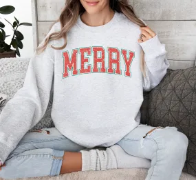 Merry | Adult Ash Crewneck Sweatshirt