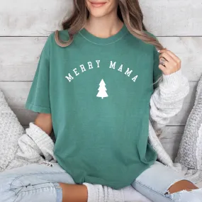Merry Mama | Adult Green Tee