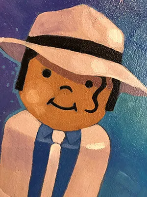 Michael (Smooth Criminal) Original Art