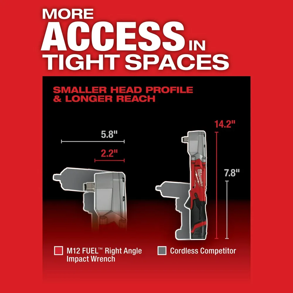 Milwaukee 2465-20 M12 FUEL 3/8" Digital Torque Wrench w/ ONE-KEY Bare Tool