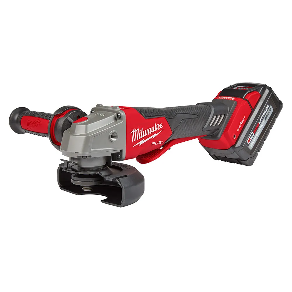 Milwaukee 2882-22 M18 FUEL™ 4-1/2" / 5" Braking Grinder w/ ONE-KEY™  Paddle Switch, No-Lock Kit
