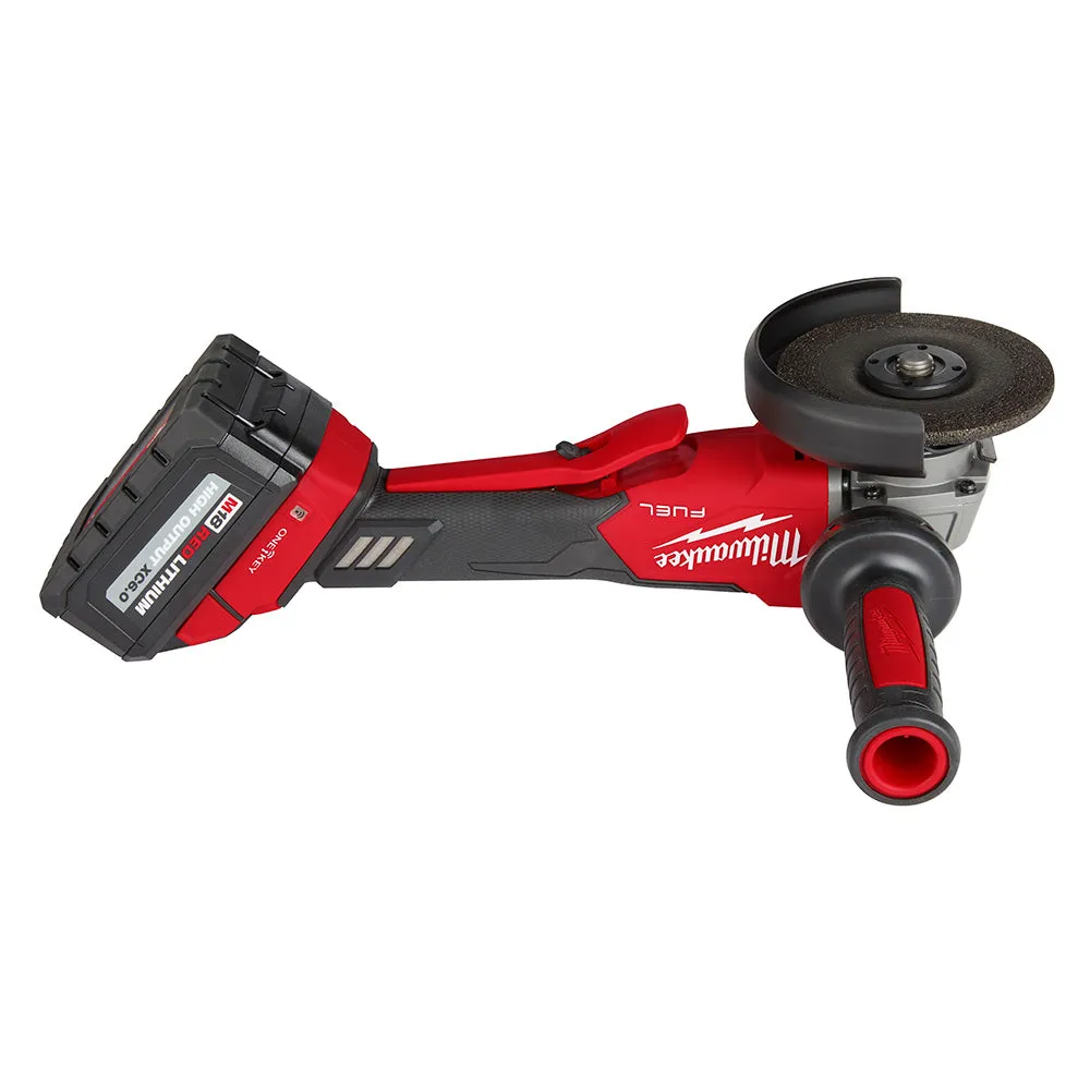 Milwaukee 2882-22 M18 FUEL™ 4-1/2" / 5" Braking Grinder w/ ONE-KEY™  Paddle Switch, No-Lock Kit