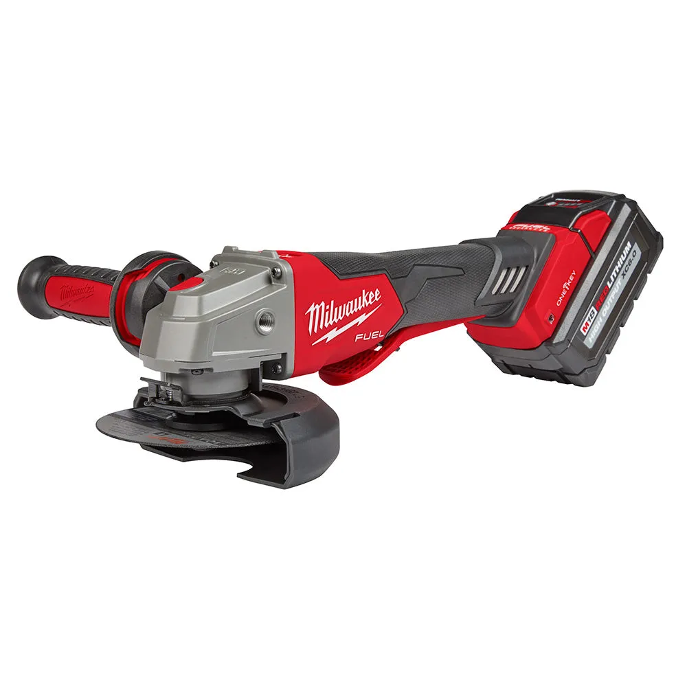 Milwaukee 2882-22 M18 FUEL™ 4-1/2" / 5" Braking Grinder w/ ONE-KEY™  Paddle Switch, No-Lock Kit