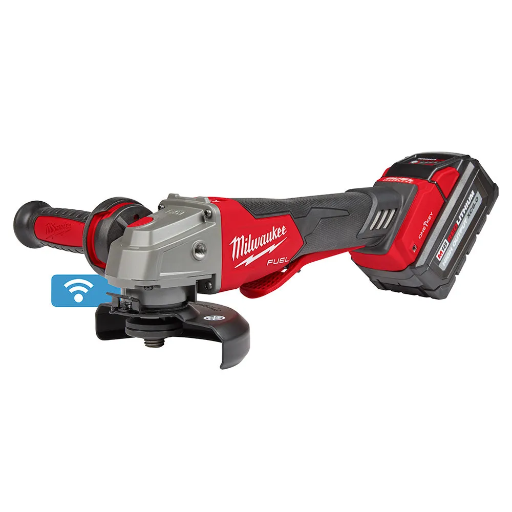 Milwaukee 2882-22 M18 FUEL™ 4-1/2" / 5" Braking Grinder w/ ONE-KEY™  Paddle Switch, No-Lock Kit