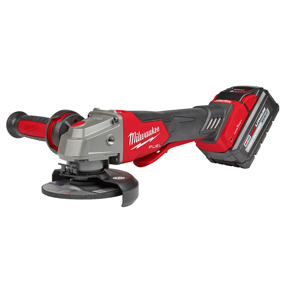 Milwaukee 2882-22 M18 FUEL™ 4-1/2" / 5" Braking Grinder w/ ONE-KEY™  Paddle Switch, No-Lock Kit