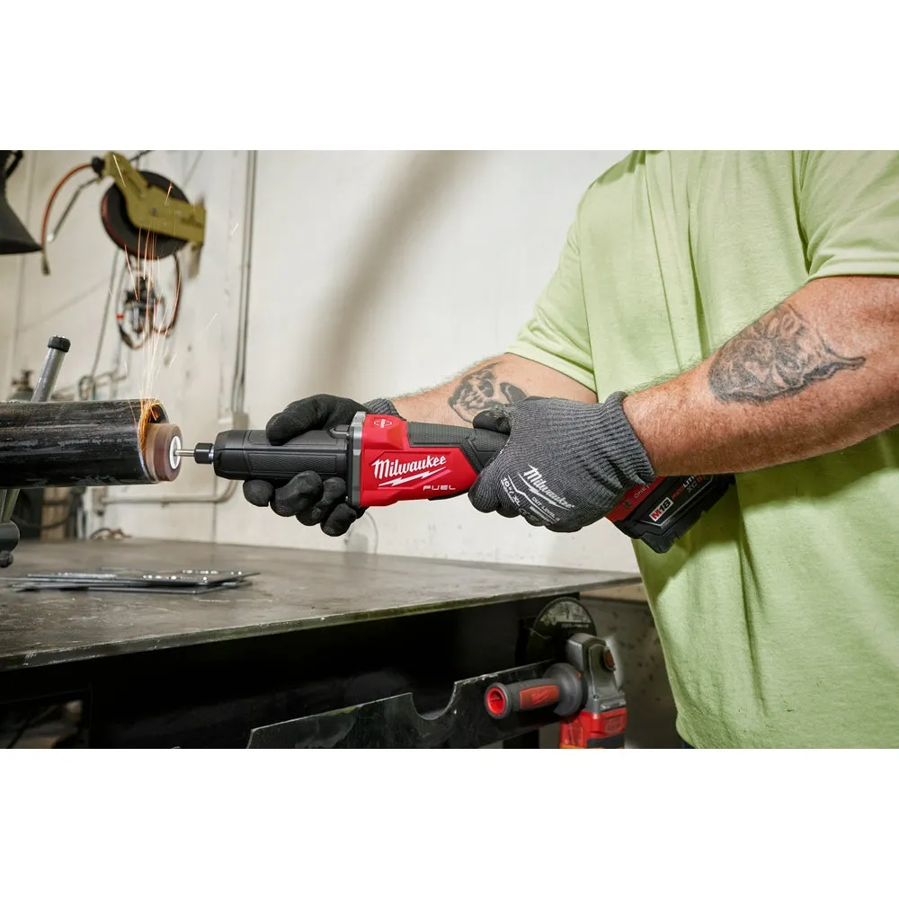Milwaukee 2984-20 M18 FUEL Variable Speed, Braking Die Grinder, Paddle Switch w/ ONE-KEY