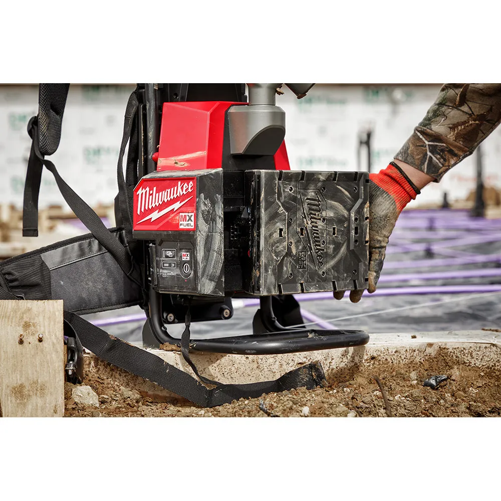 Milwaukee MXF371-2XC MX FUEL Backpack Concrete Vibrator Kit w/ Two Batteries and Charger
