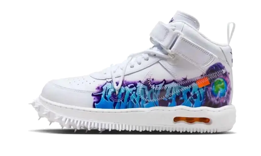 Nike Air Force 1 Mid Off-White Graffiti White