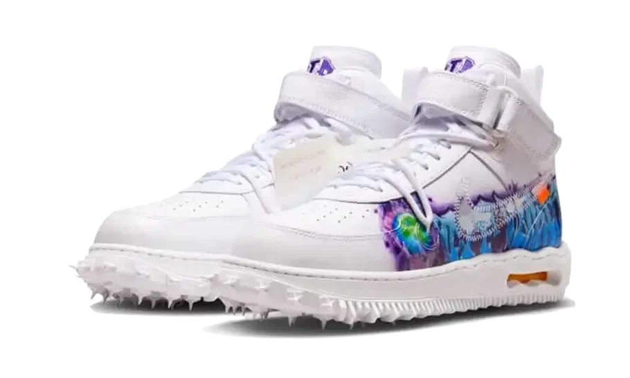 Nike Air Force 1 Mid Off-White Graffiti White