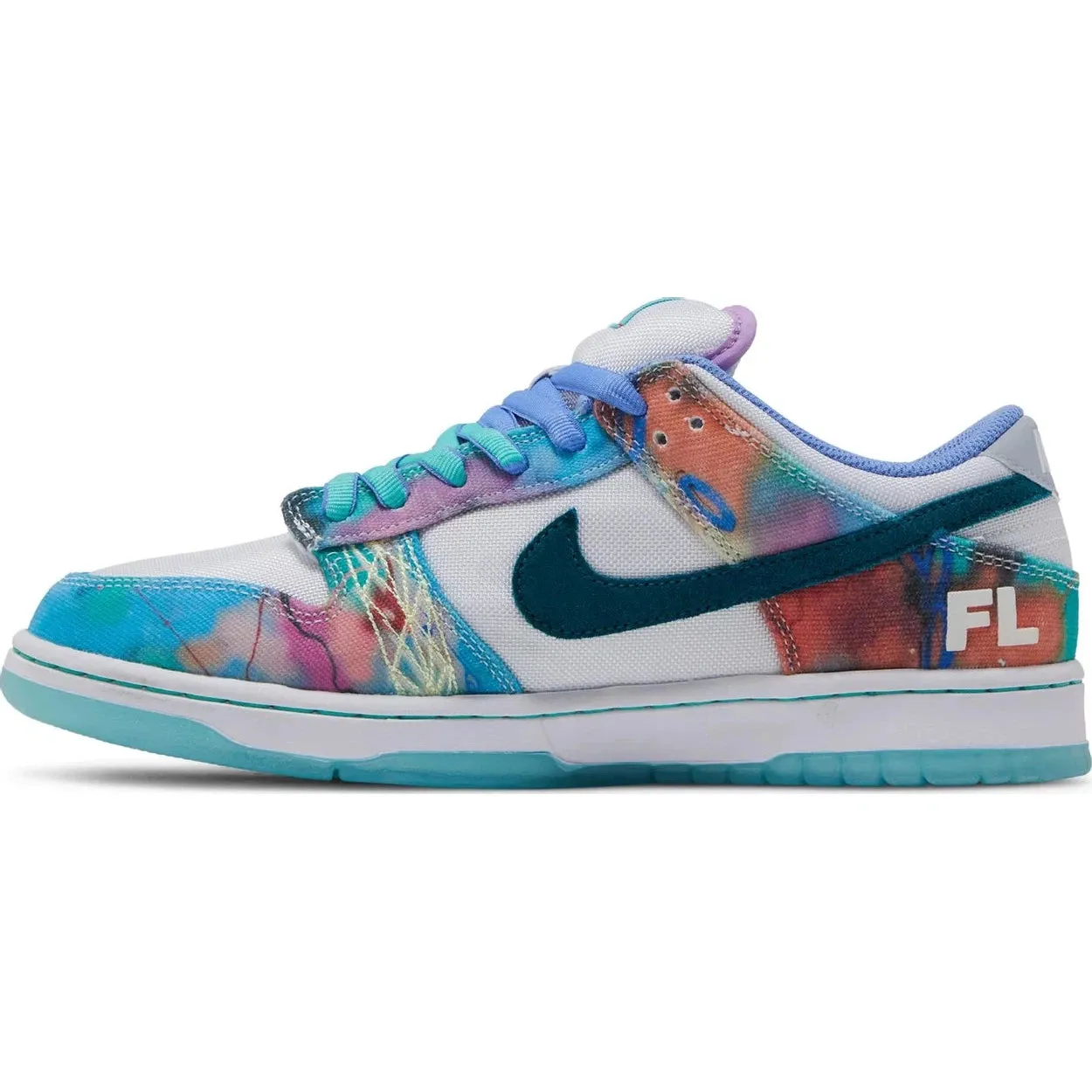 Nike Futura Laboratories x Dunk Low SB 'Bleached Aqua'