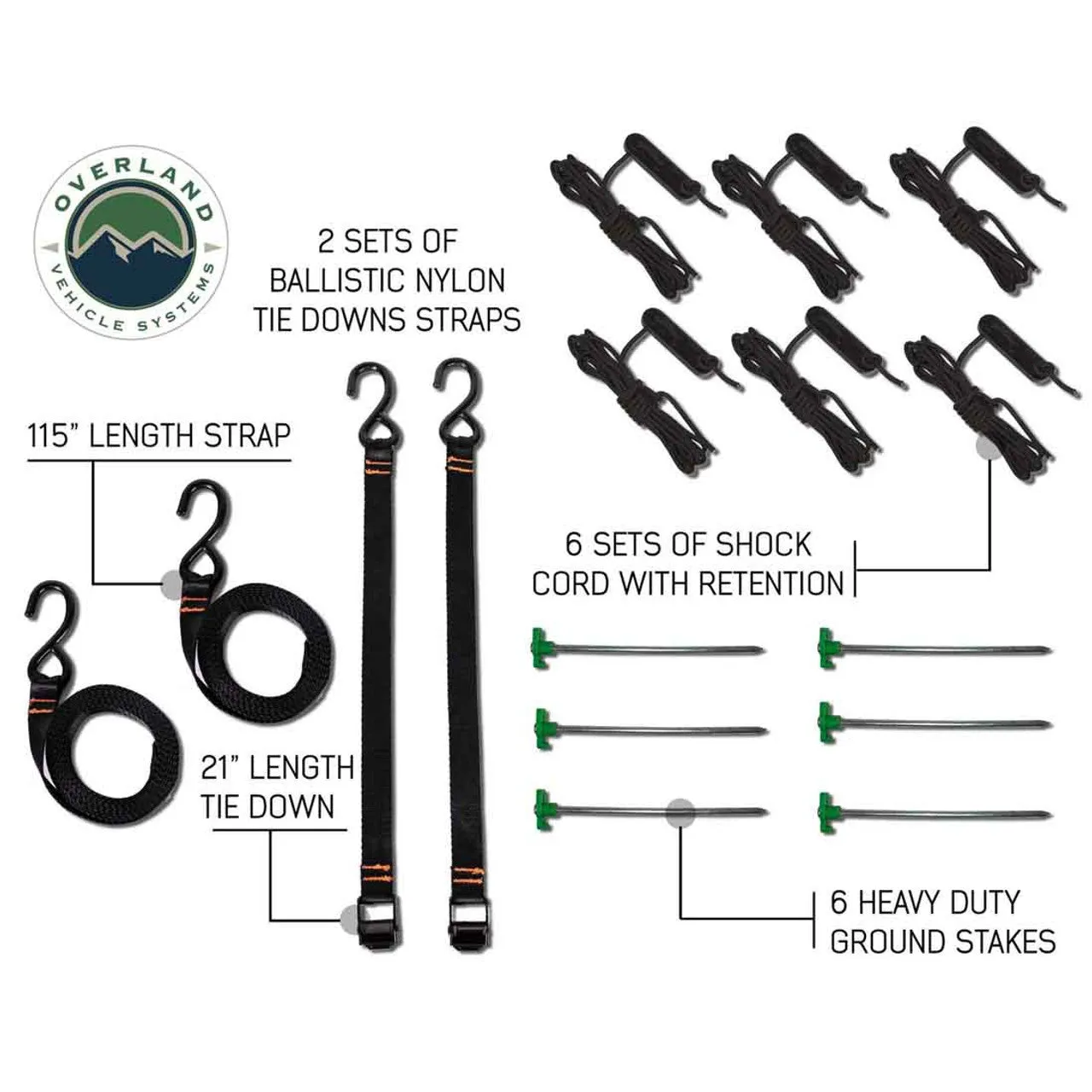 Overland Vehicle Systems HD Nomadic 270 Awning & Wall 1,2,3 & Brackets