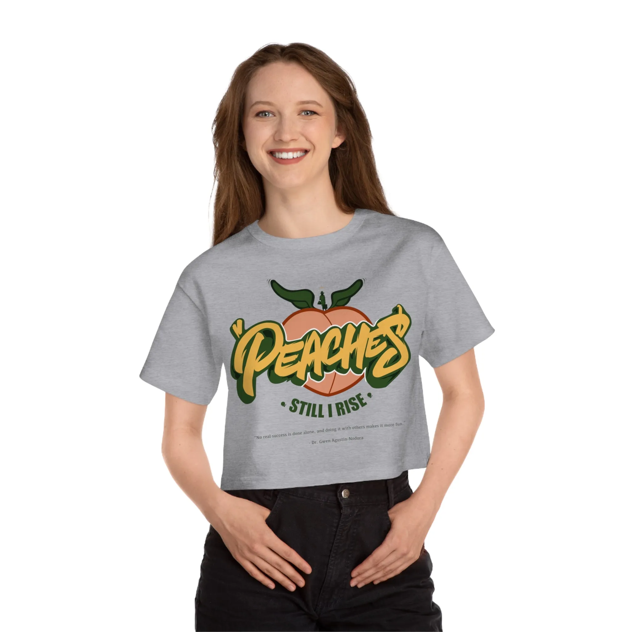 “Peaches: Still I Rise” Cropped Heritage Tee