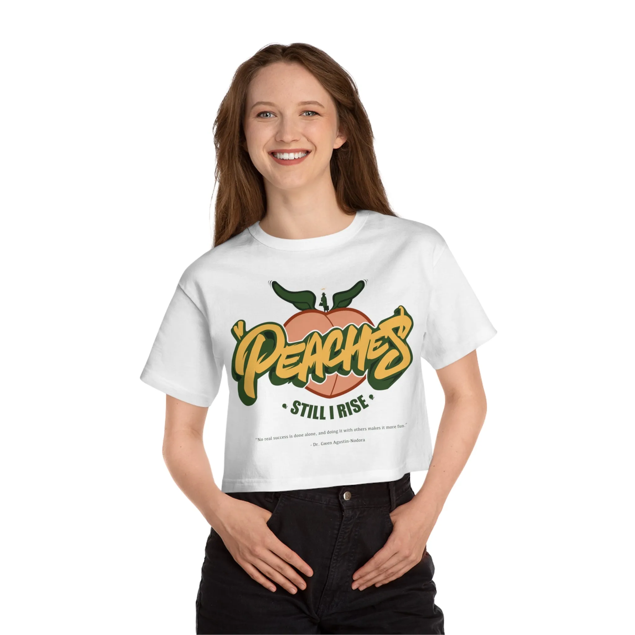 “Peaches: Still I Rise” Cropped Heritage Tee