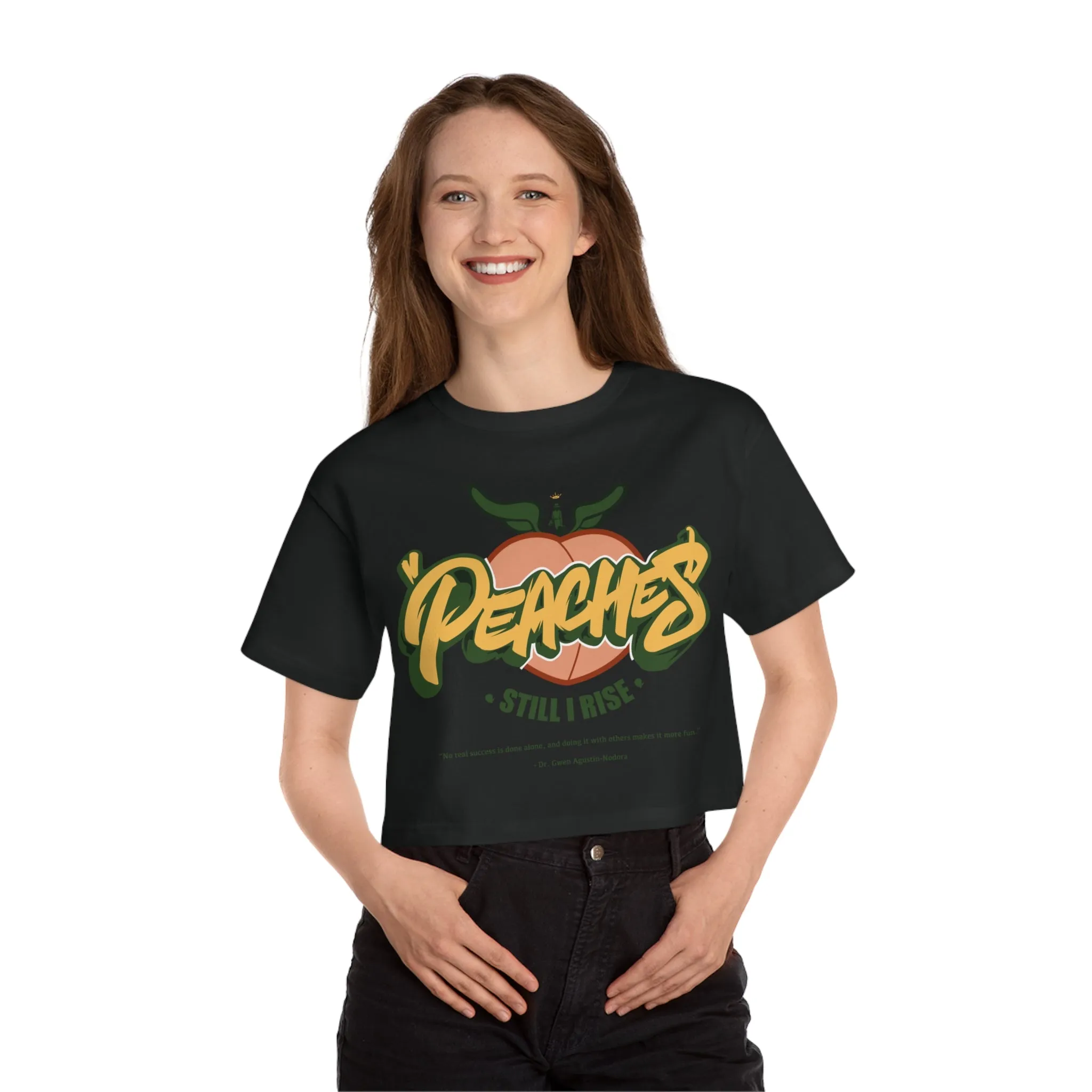 “Peaches: Still I Rise” Cropped Heritage Tee