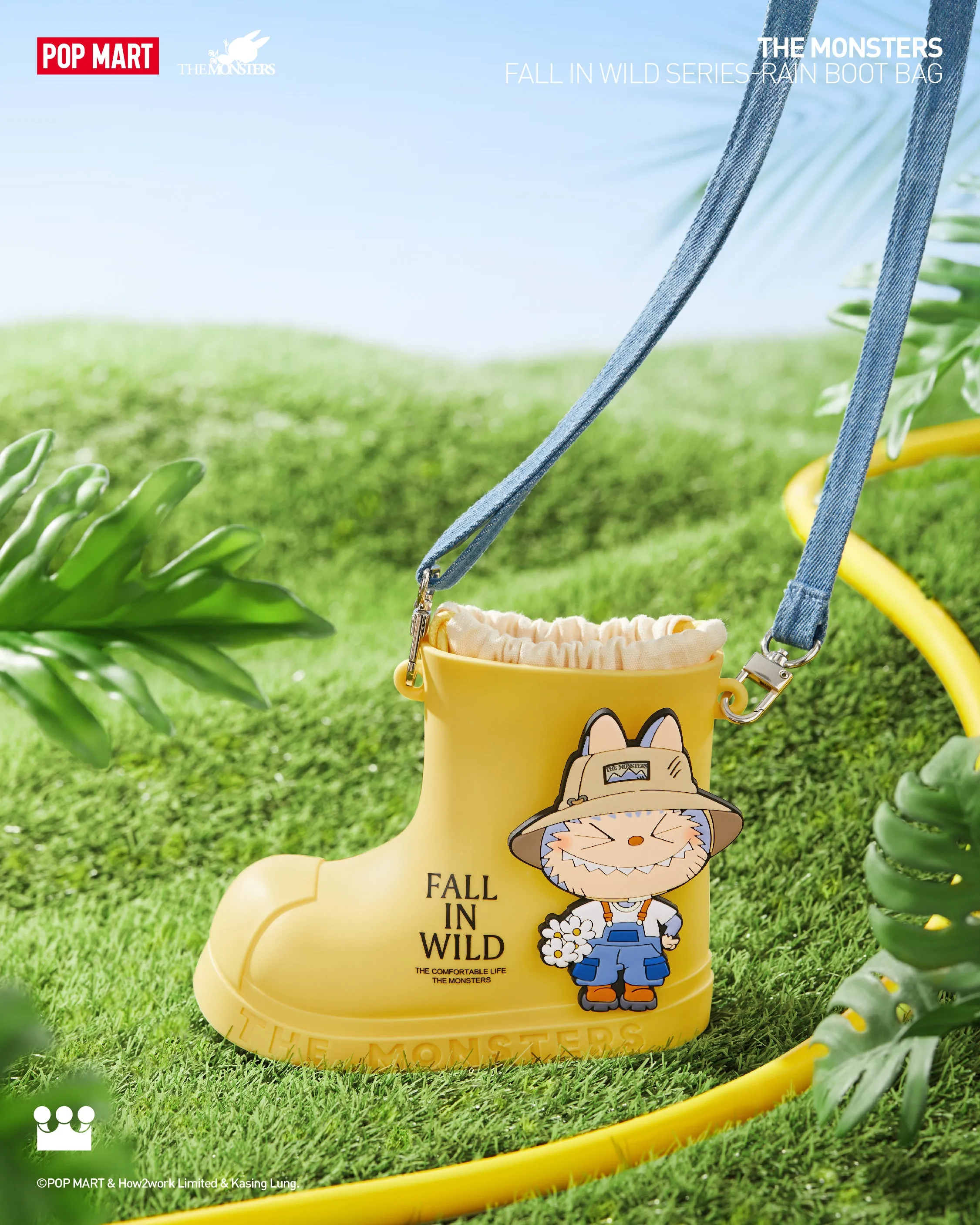 POP MART THE MONSTERS FALL IN WILD SERIES-Rain Boot Bag