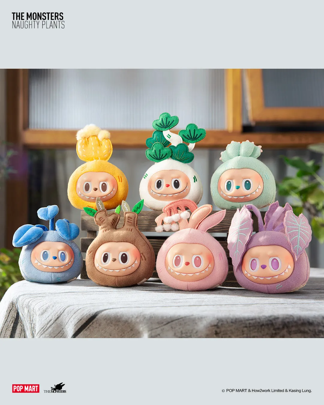 POP MART The Monsters Naughty Plants Vinyl Face Series