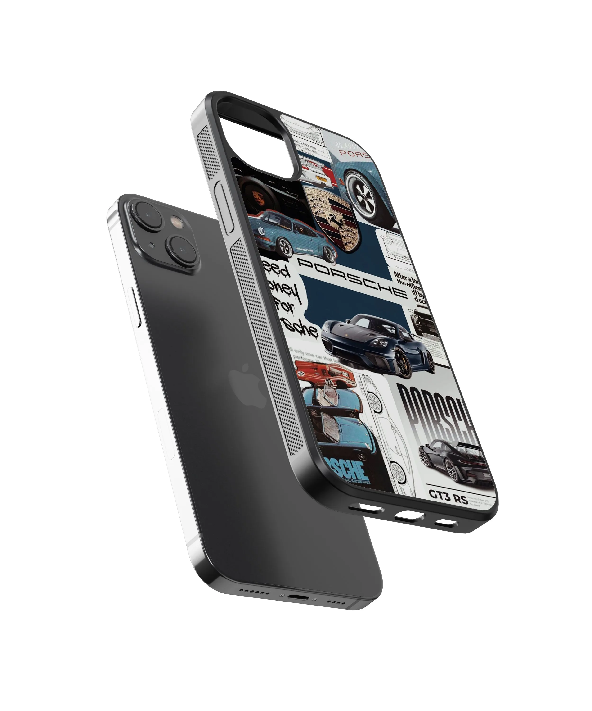 Porsche Aesthetic Pop Culture Glass Phone Case