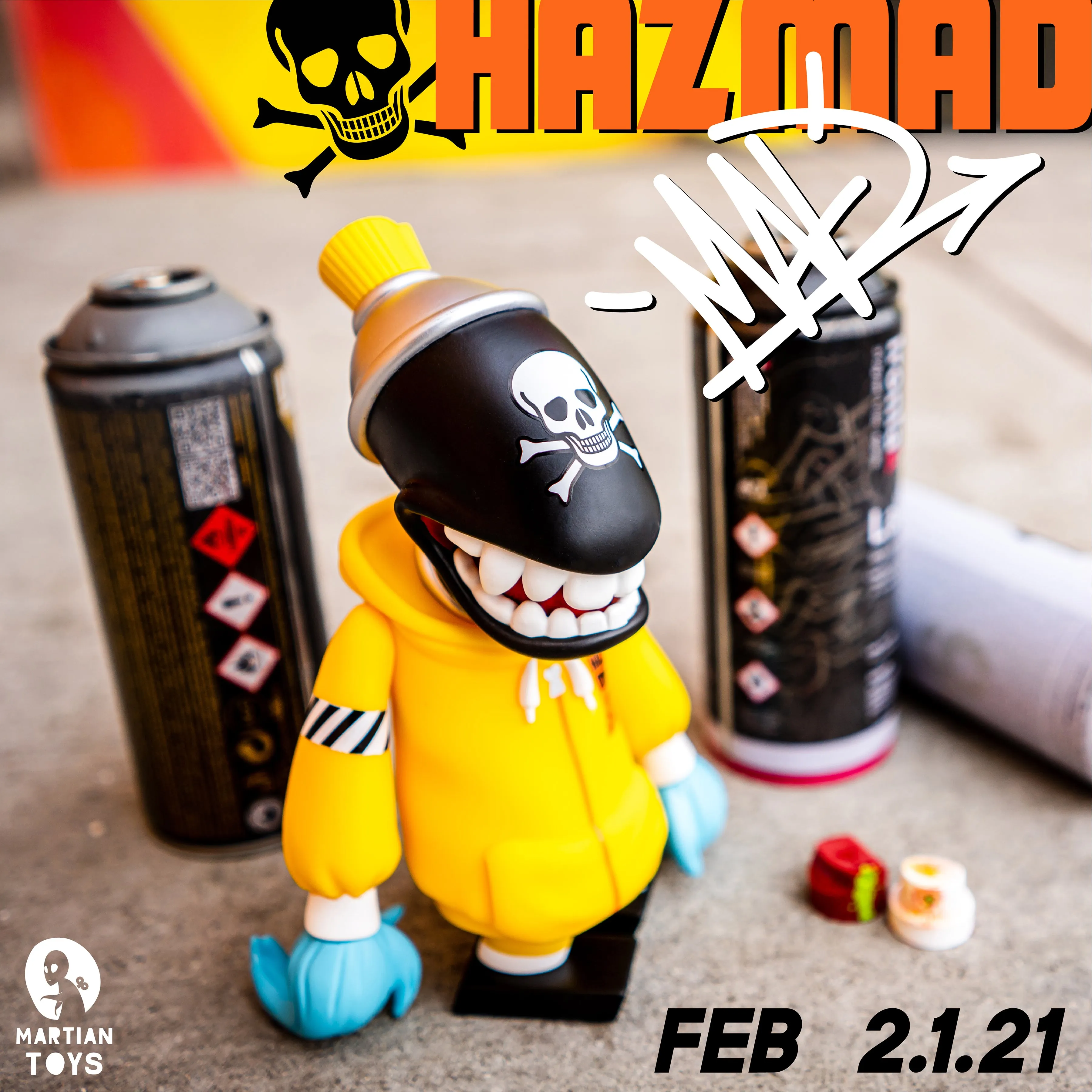 "HazMAD" Mad Spraycan Mutant  by x Jeremy MadL  x  Martian Toys