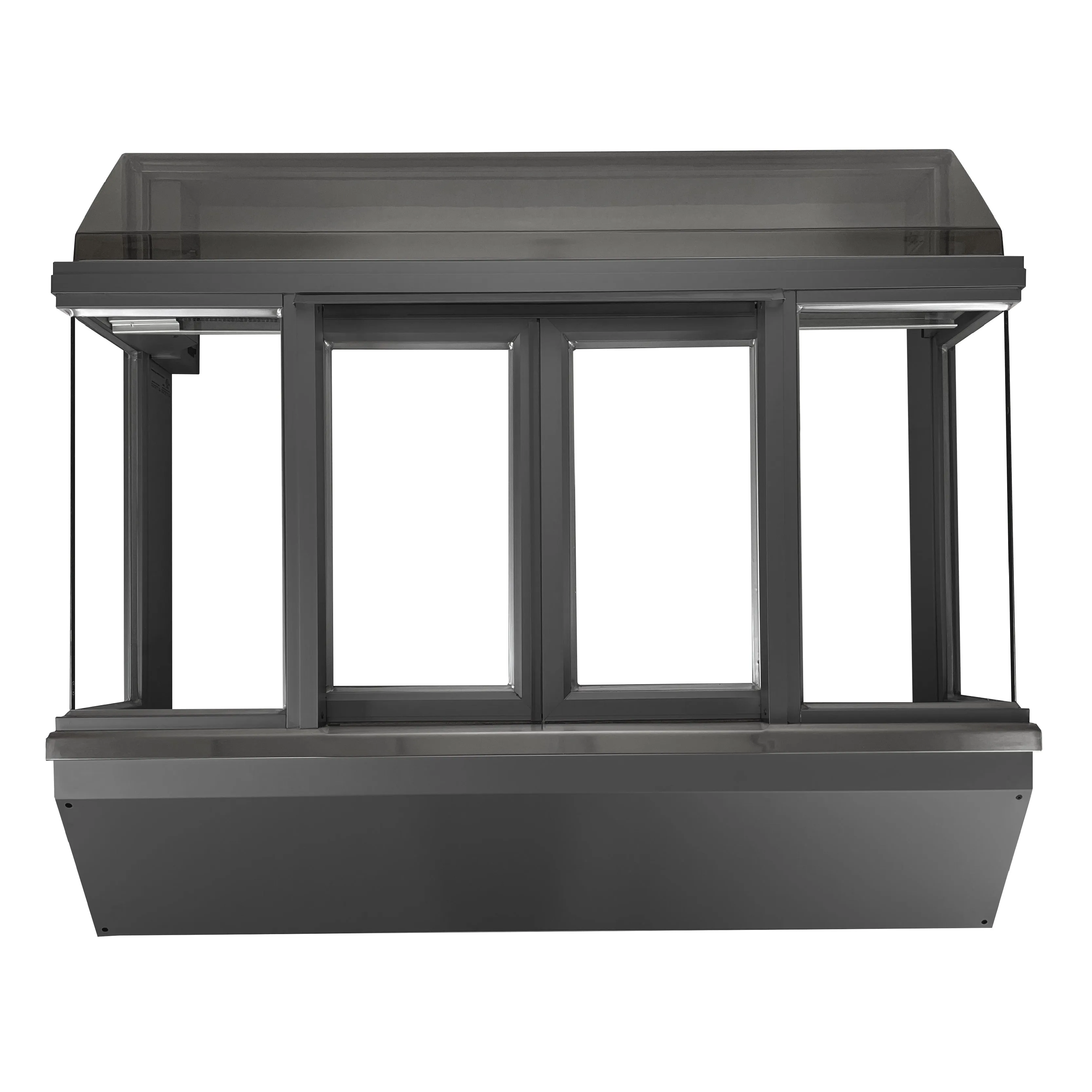 Optimize the title of this e-commerce product to enhance readability and SEO value. Here is a revised version:

Drive-Thru Window with Manual Open/Self-Close Bi-Parting Feature for Ready Access - Multiple Color Options Available