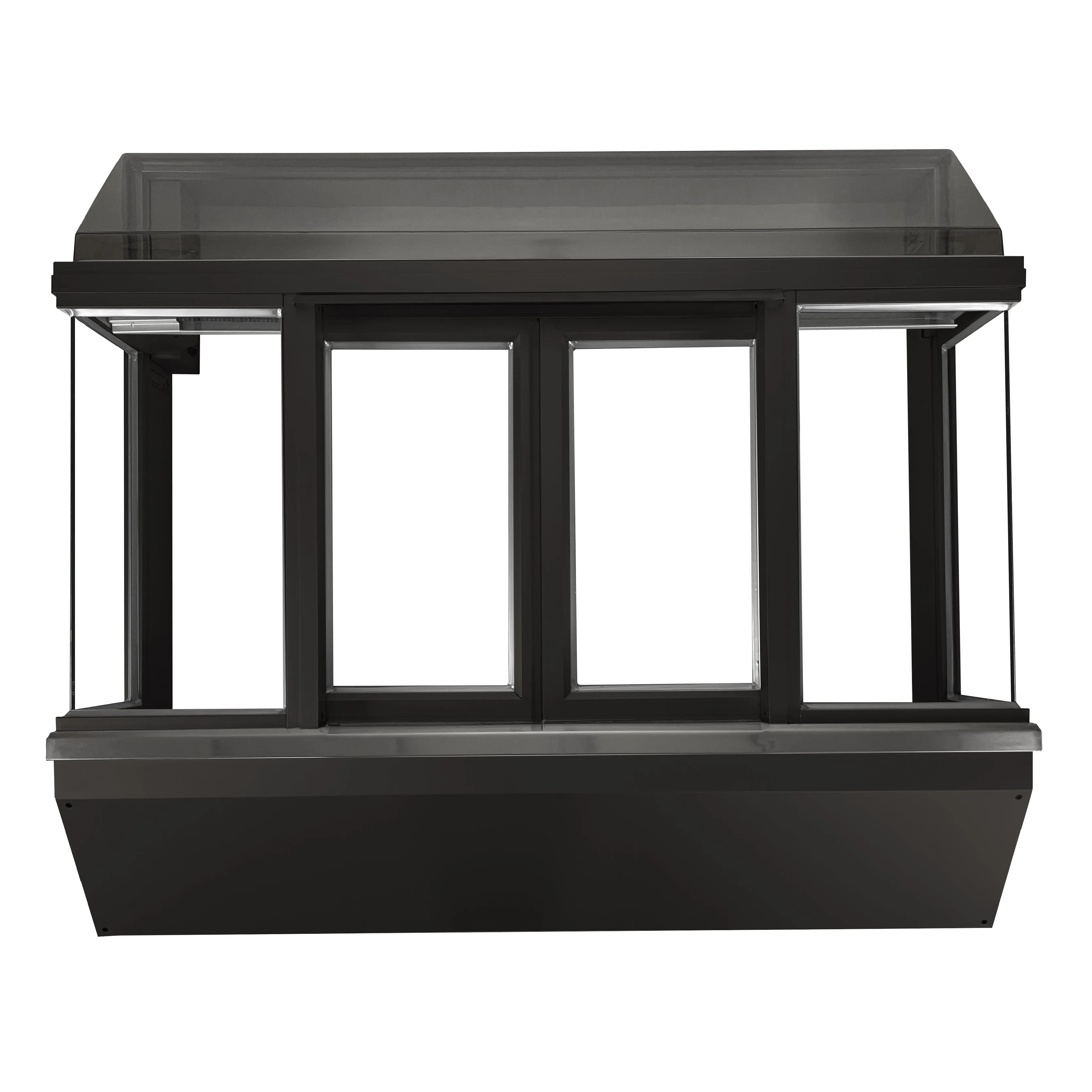 Optimize the title of this e-commerce product to enhance readability and SEO value. Here is a revised version:

Drive-Thru Window with Manual Open/Self-Close Bi-Parting Feature for Ready Access - Multiple Color Options Available