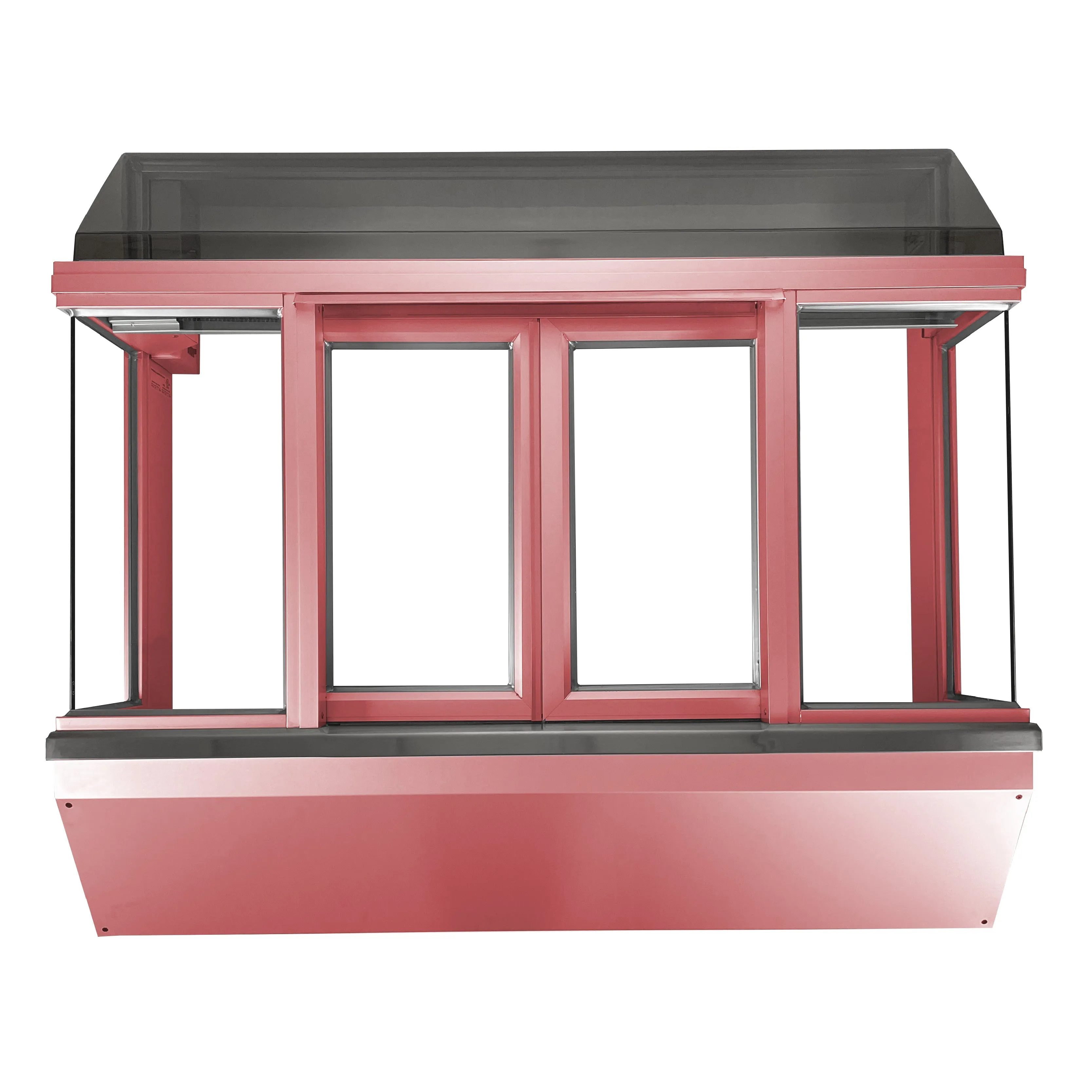 Optimize the title of this e-commerce product to enhance readability and SEO value. Here is a revised version:

Drive-Thru Window with Manual Open/Self-Close Bi-Parting Feature for Ready Access - Multiple Color Options Available