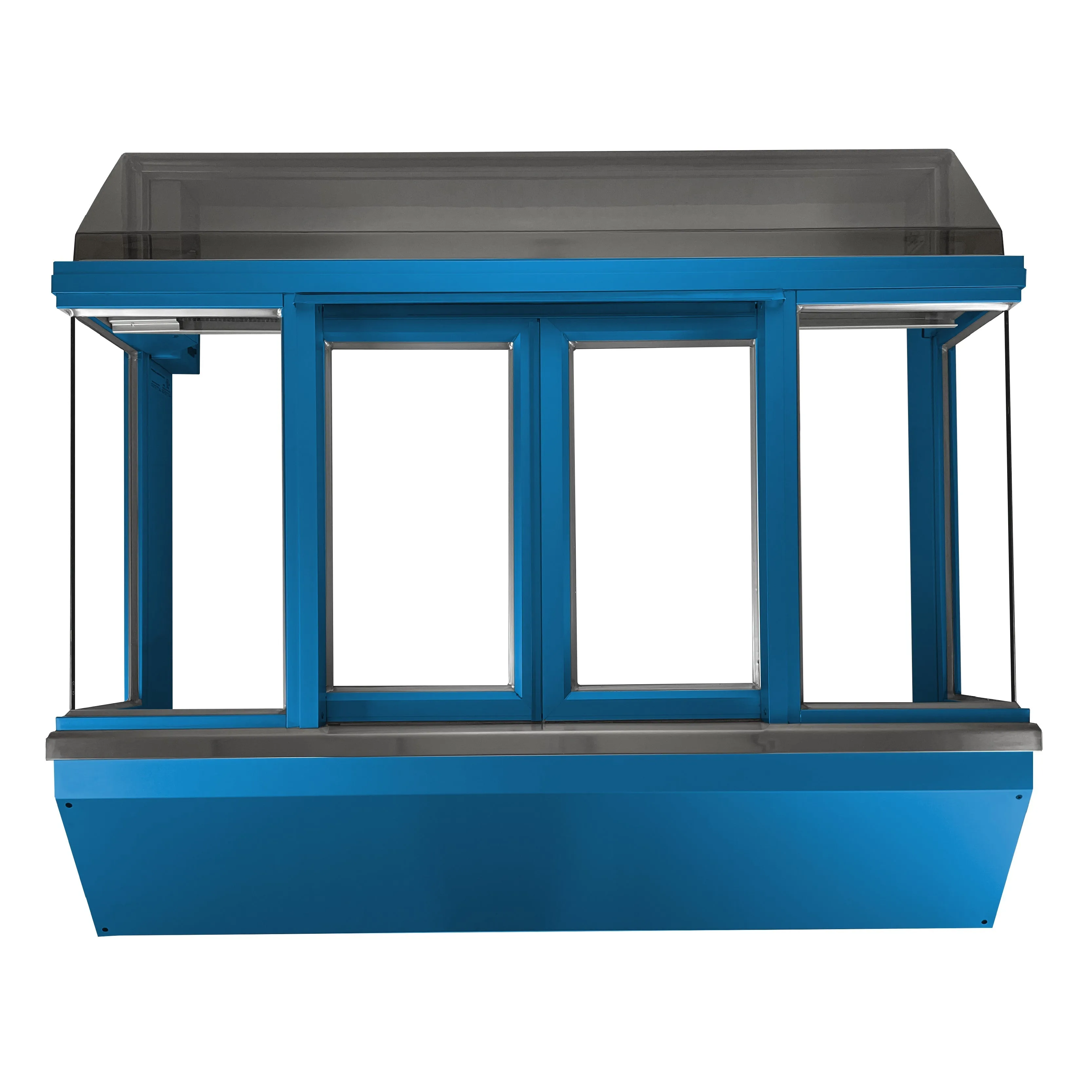 Optimize the title of this e-commerce product to enhance readability and SEO value. Here is a revised version:

Drive-Thru Window with Manual Open/Self-Close Bi-Parting Feature for Ready Access - Multiple Color Options Available