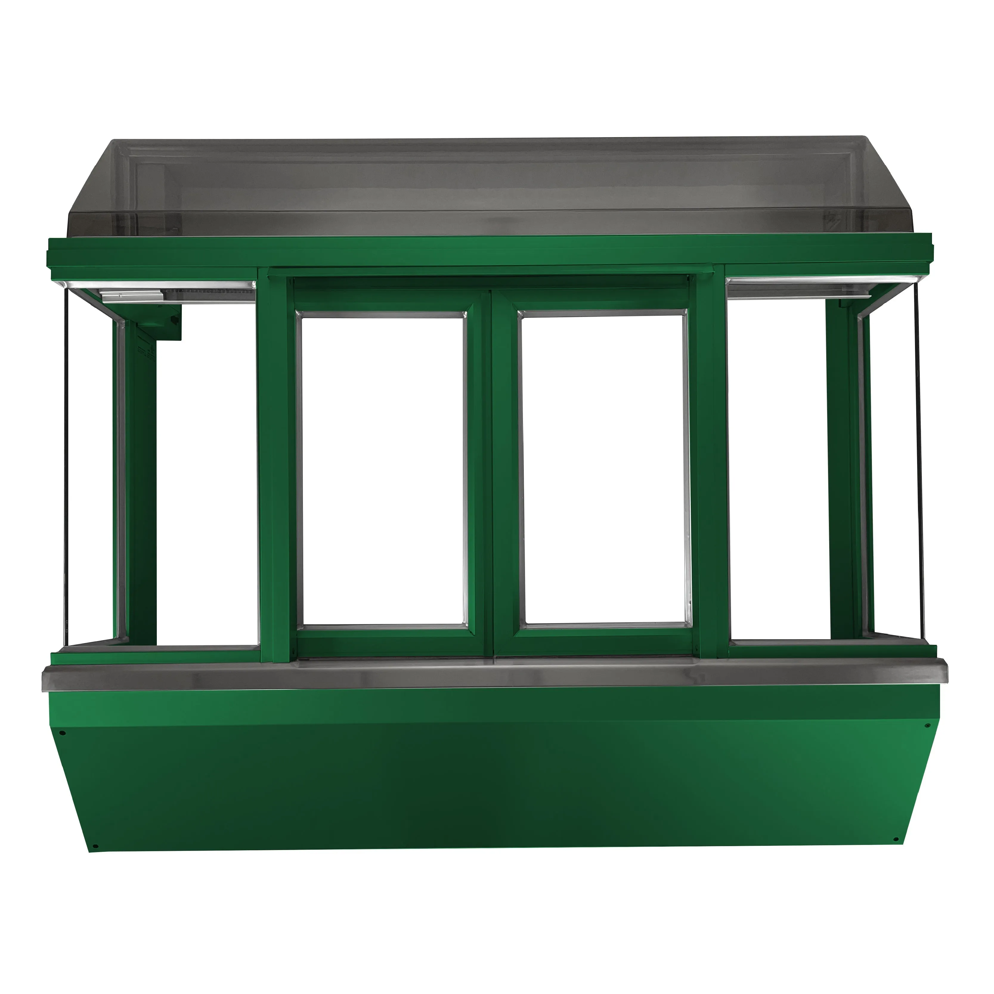 Optimize the title of this e-commerce product to enhance readability and SEO value. Here is a revised version:

Drive-Thru Window with Manual Open/Self-Close Bi-Parting Feature for Ready Access - Multiple Color Options Available