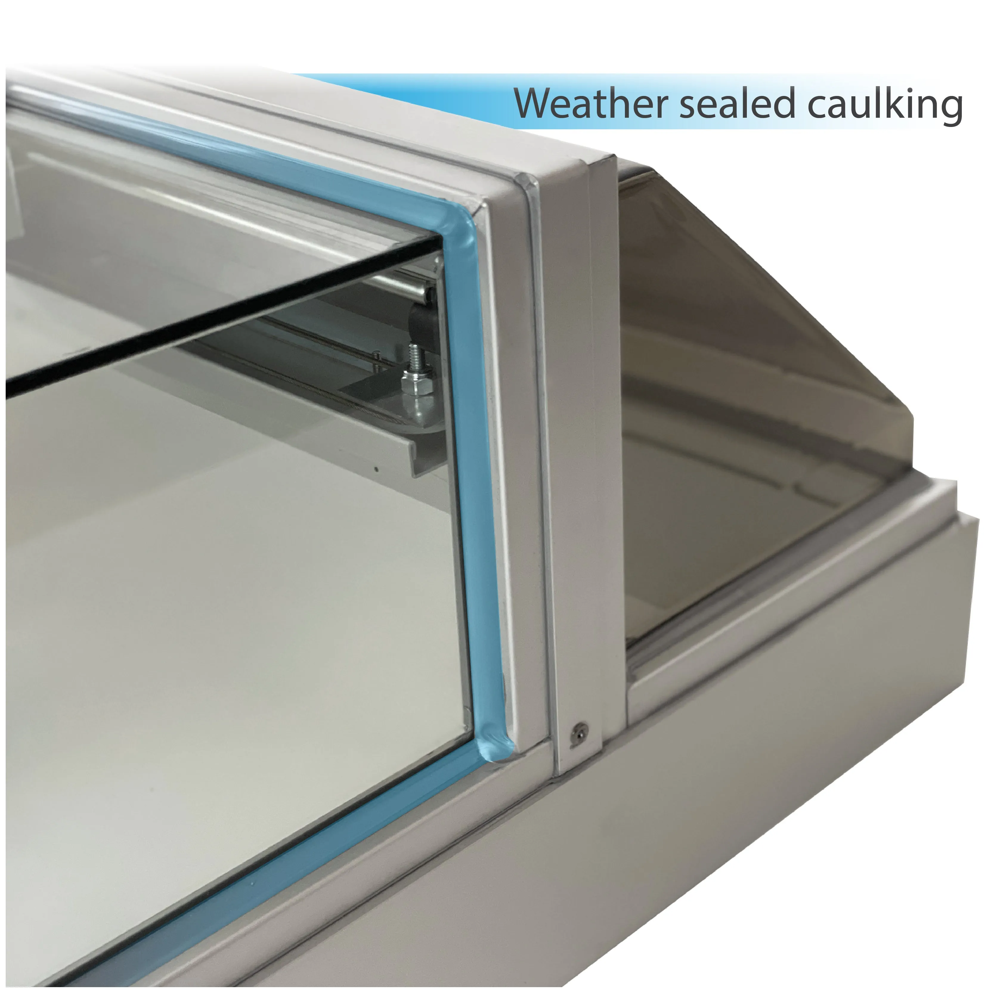 Optimize the title of this e-commerce product to enhance readability and SEO value. Here is a revised version:

Drive-Thru Window with Manual Open/Self-Close Bi-Parting Feature for Ready Access - Multiple Color Options Available