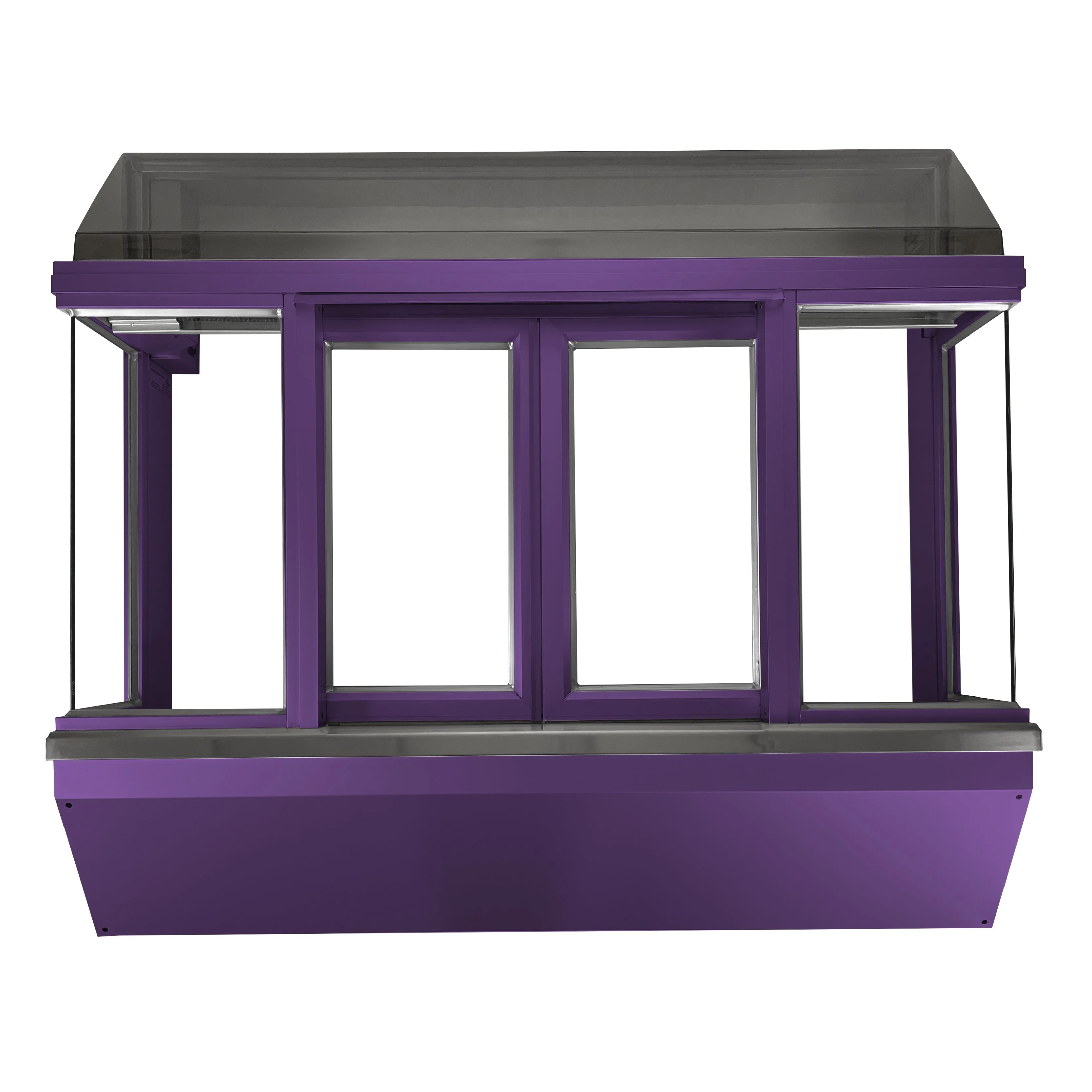 Optimize the title of this e-commerce product to enhance readability and SEO value. Here is a revised version:

Drive-Thru Window with Manual Open/Self-Close Bi-Parting Feature for Ready Access - Multiple Color Options Available