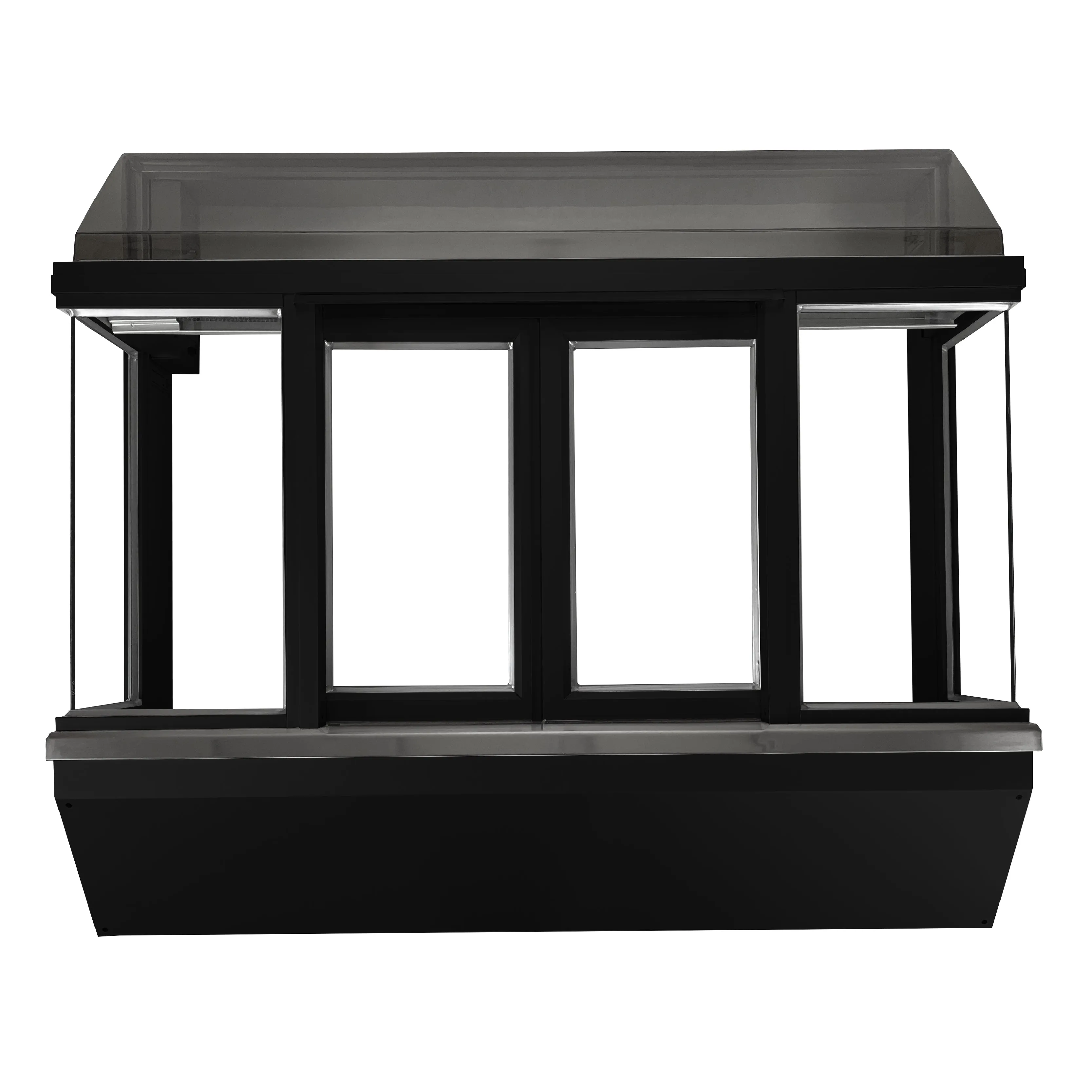 Optimize the title of this e-commerce product to enhance readability and SEO value. Here is a revised version:

Drive-Thru Window with Manual Open/Self-Close Bi-Parting Feature for Ready Access - Multiple Color Options Available