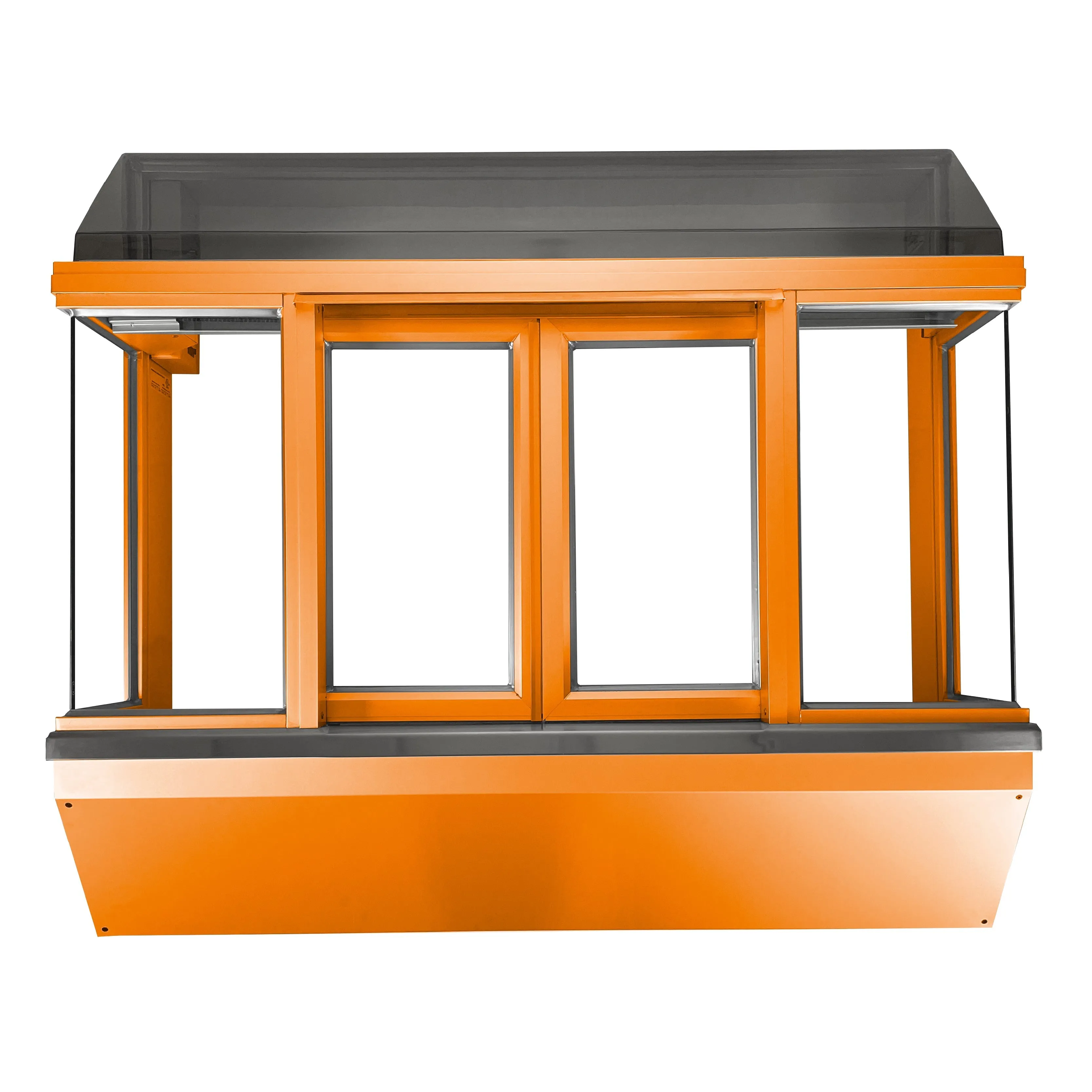 Optimize the title of this e-commerce product to enhance readability and SEO value. Here is a revised version:

Drive-Thru Window with Manual Open/Self-Close Bi-Parting Feature for Ready Access - Multiple Color Options Available