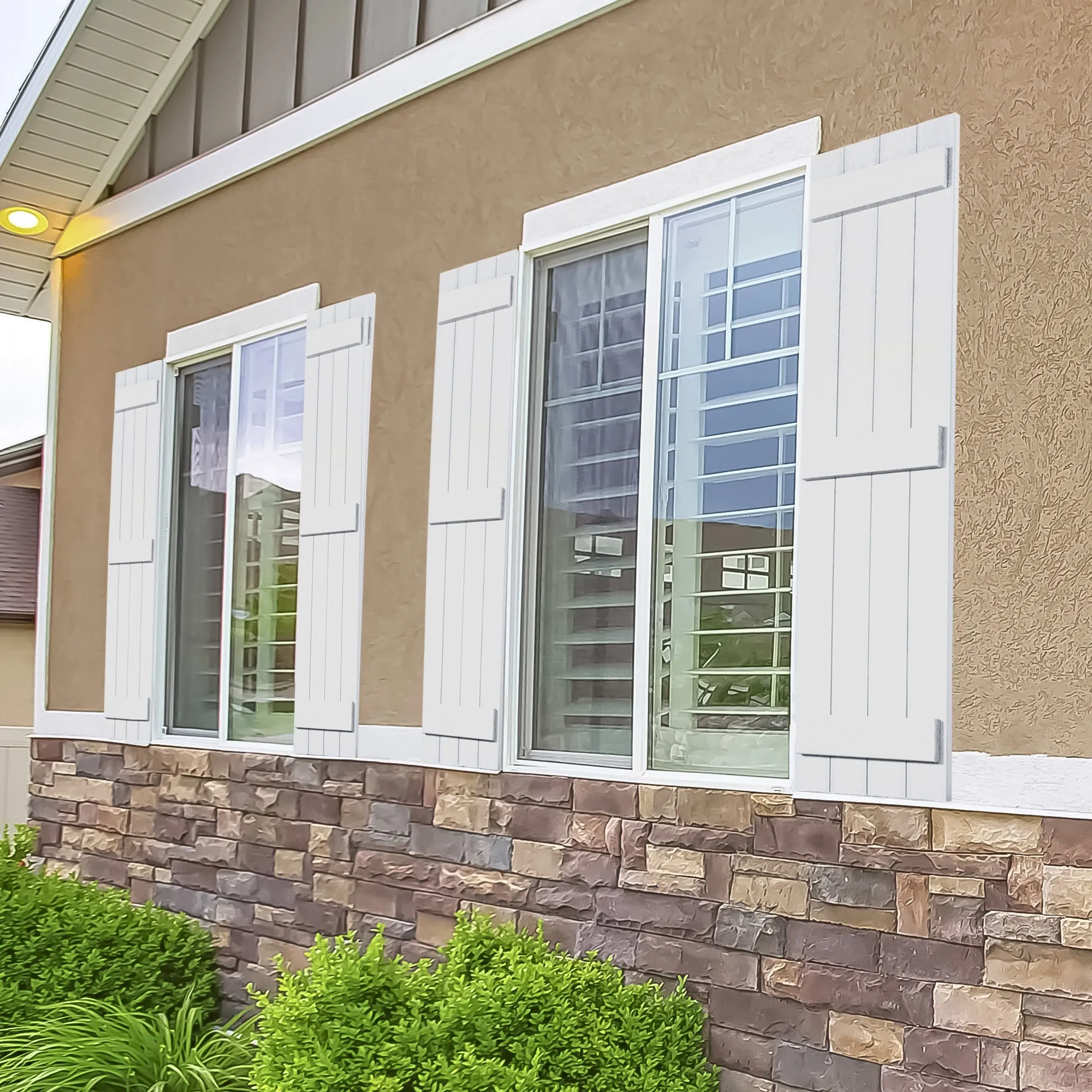 Refurbished Stonecroft 55" Shutter Set of 2