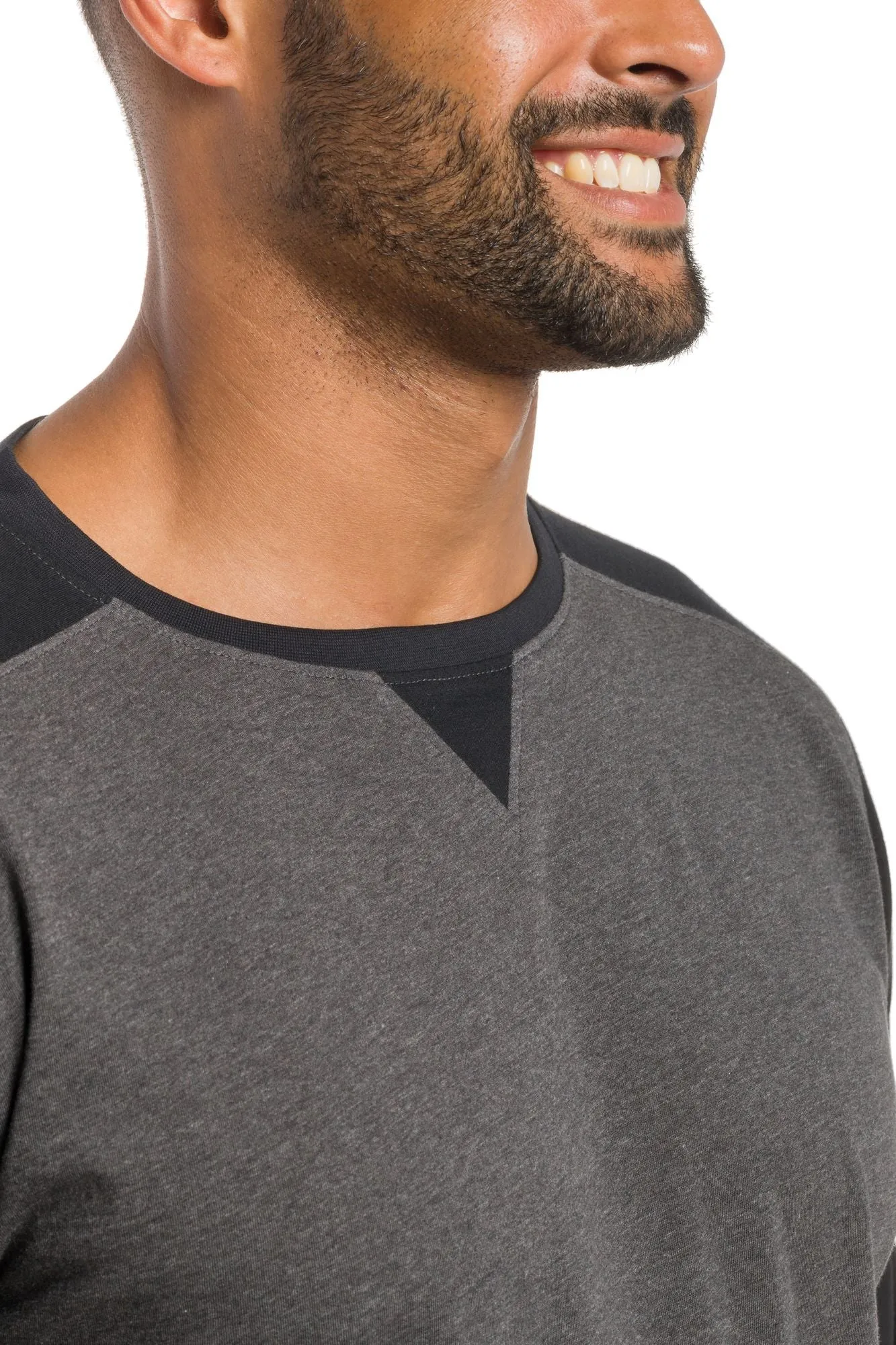 Ronald | Men's Color Block Crew Neck