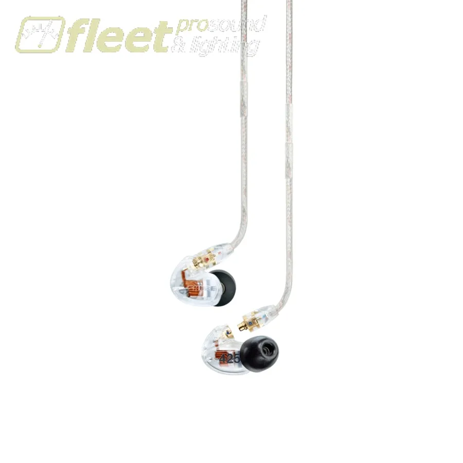 Shure SE425-CL Professional Sound Isolating Earphones - Clear