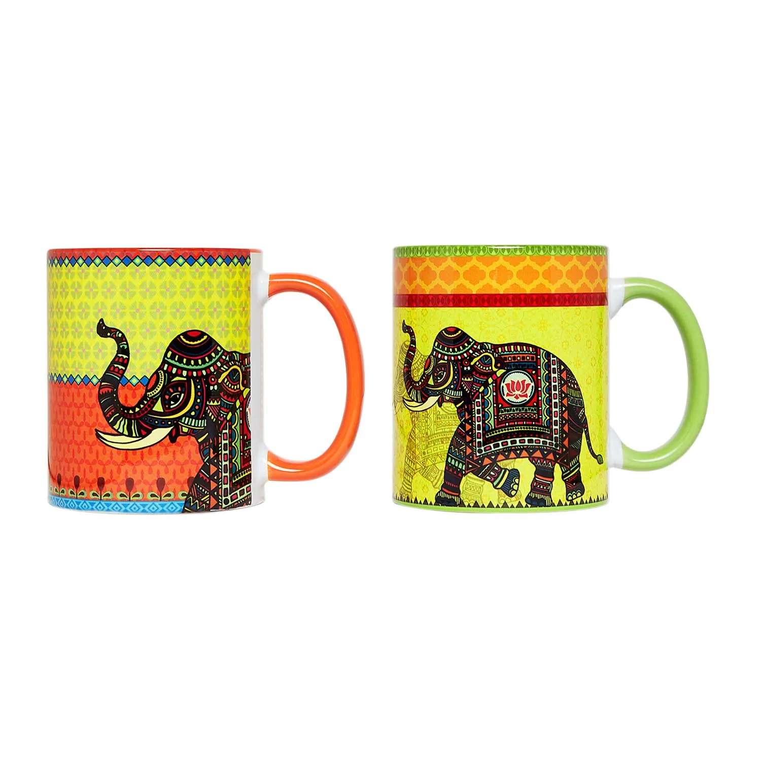 Signature Elephant Coffee Mugs Set of 2 (300 ml each)
