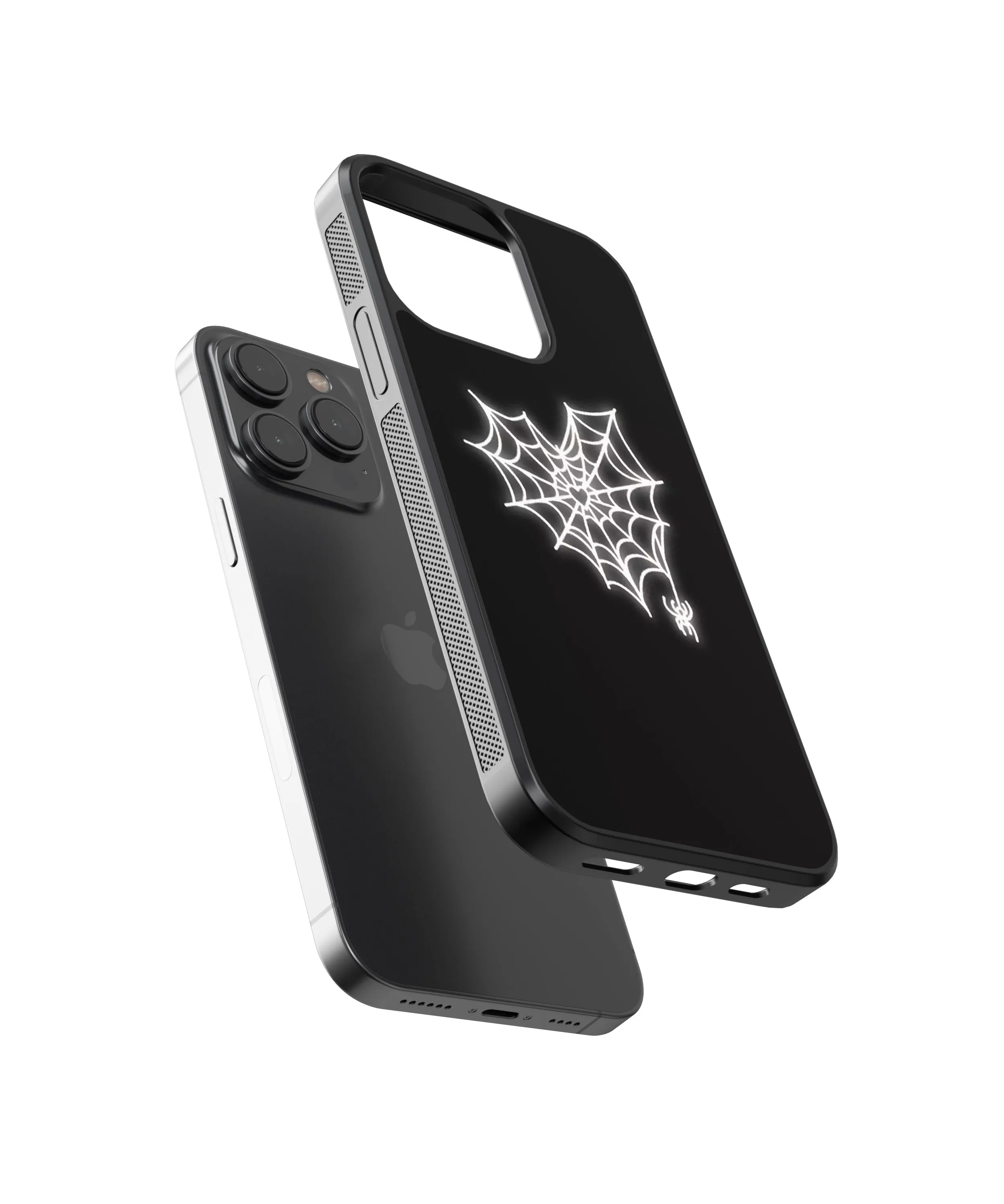 Spider Heart Pop Culture Glass Phone Case Cover