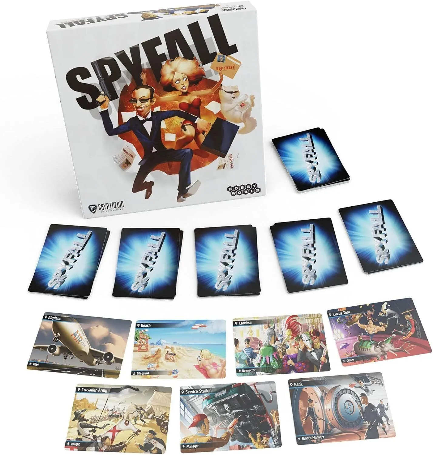 Spyfall - Psychological Card Game for 3-8 players