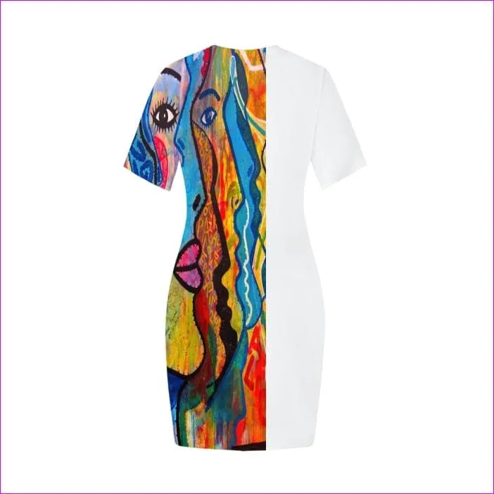 Street Art 2 Women's Fitted Tee Dress - 2 options