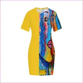 Street Art 2 Women's Fitted Tee Dress - 2 options