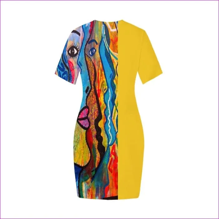 Street Art 2 Women's Fitted Tee Dress - 2 options