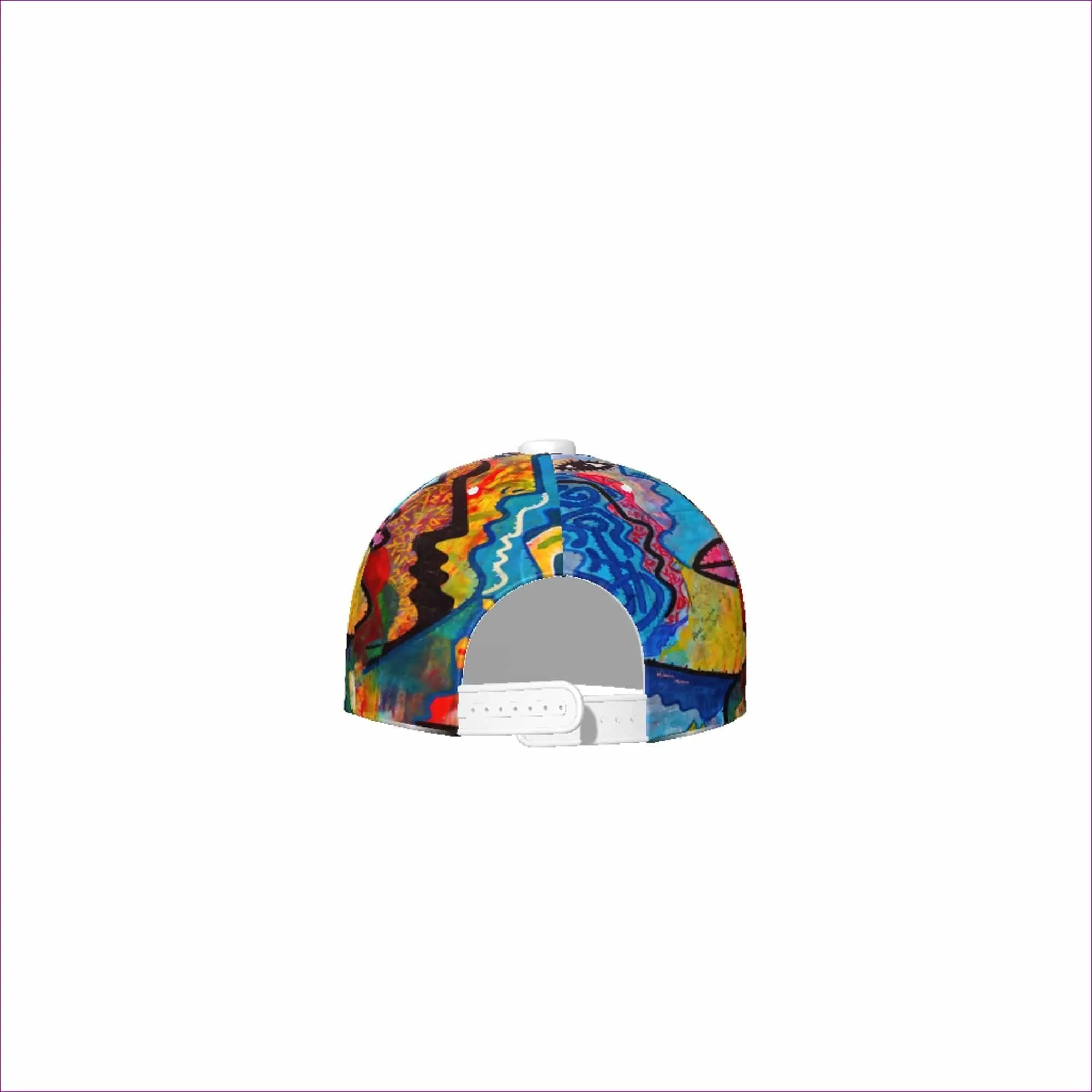 Street Art Flat Bill Cap