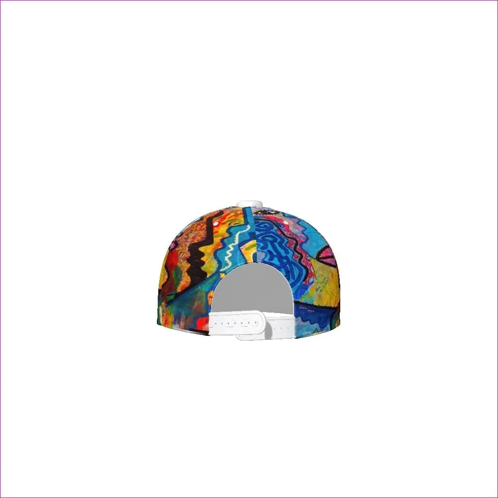 Street Art Flat Bill Cap