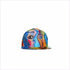 Street Art Flat Bill Cap