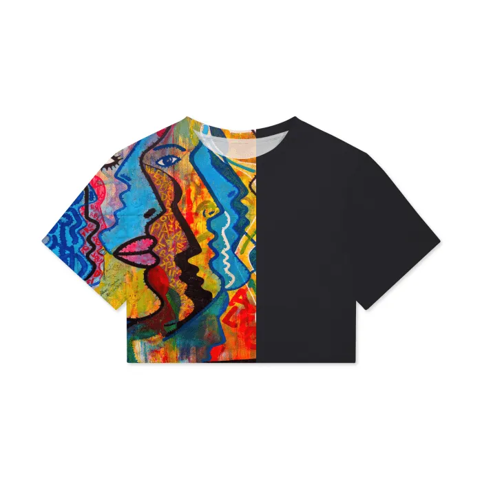 Street Art Women's Boxy Cropped Tee
