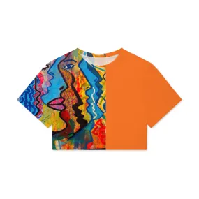 Street Art Women's Boxy Cropped Tee