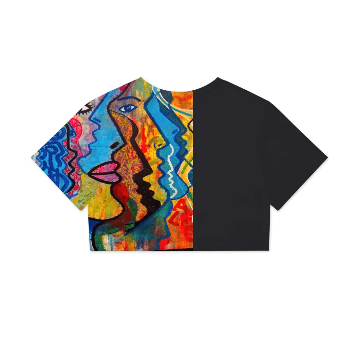 Street Art Women's Boxy Cropped Tee